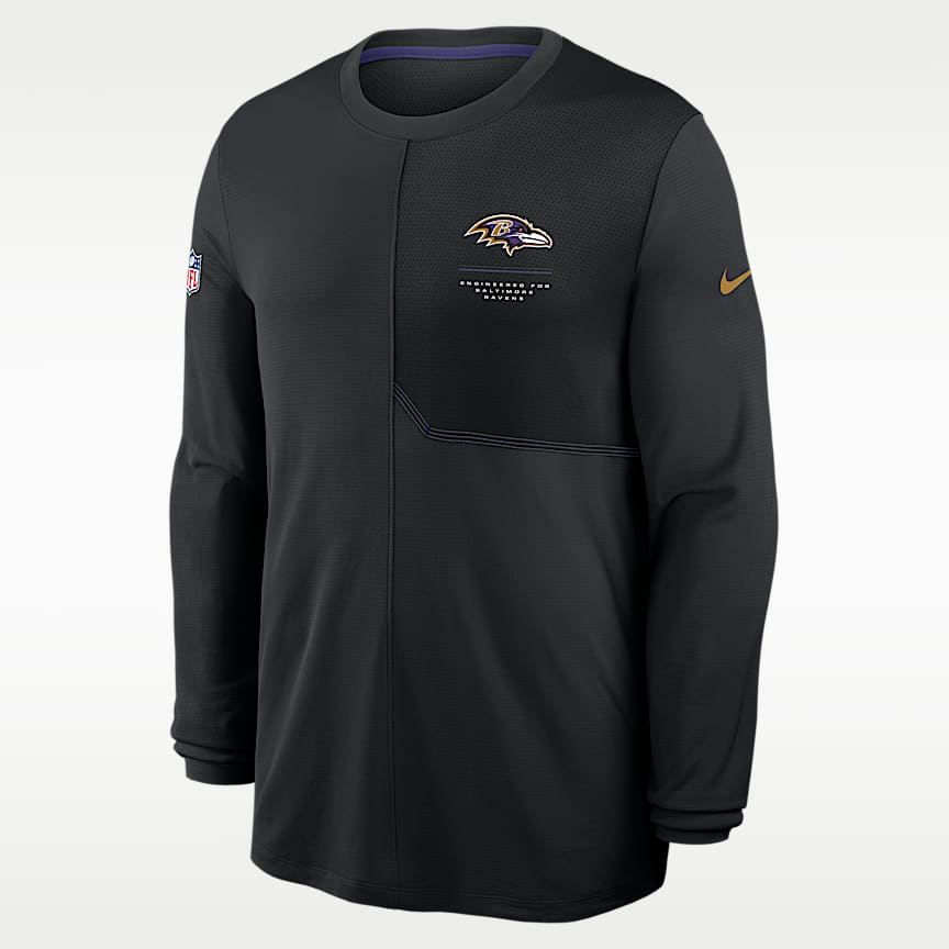 Atlanta Falcons Sideline Coach Men's Nike Dri-FIT NFL Long-Sleeve